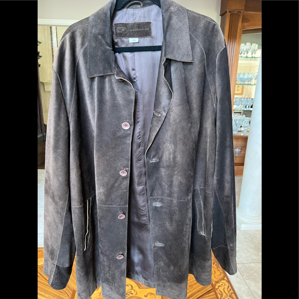 Wilke Rodriguez Men's Brown 100% Suede Jacket/Coat 46L